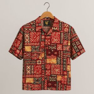 OUTFTY Short Sleeve Cuban Shirt Men’s Fashion