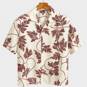 OUTFTY Short Sleeve Cuban Shirt Men’s Fashion